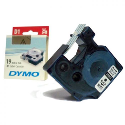 Fita Gravacao Dymo 19mmX7m Preto/Branco  (45803) , Dymo , 12745803 , 5411313452137